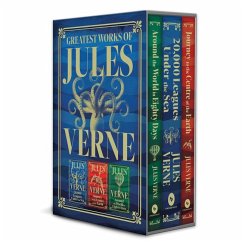 Cover Greatest Works of Jules Verne: 20,000 Leagues Under the Sea, Journey to the Centre of the Earth, Around the World in Eighty Days (Deluxe Hardbound Edition Boxed Set)