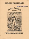 5 Songs from William Blake for voice and piano 5 Songs from William Blake for voice and piano