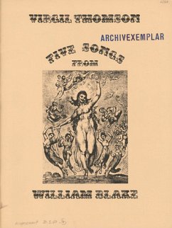 Cover 5 Songs from William Blake for voice and piano