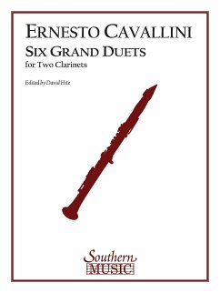 Cover Ernesto Cavallini Six (6) Grand Duets Clarinet Duet Buch