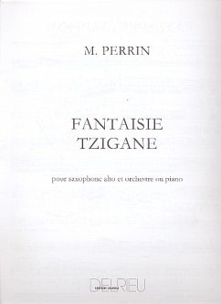 Cover Fantasie tzigane pour saxophone alto et piano