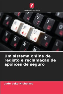 Cover Um sistema online de registo e reclamação de apólices de seguro