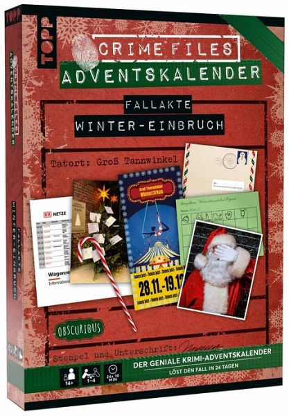 Crime Files - Fallakte: Winter-Einbruch. Der geniale Krimi-Adventskalender Crime Files - Fallakte: Winter-Einbruch. Der geniale Krimi-Adventskalender