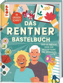Cover Das Rentner-Bastelbuch. In großer Schrift.