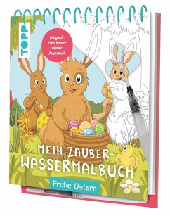 Mein Zauber-Wassermalbuch Frohe Ostern - Heese, Janina