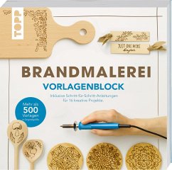 Cover Brandmalerei. Vorlagenblock. Mehr als 500 Vorlagen in Originalgröße.