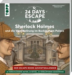 Cover 24 Days Escape - Der Escape Room Adventskalender: Sherlock Holmes und die Verschwörung im Buckingham Palace