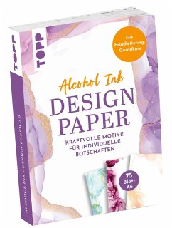 Cover Design Paper DIN A6 Alcohol Ink