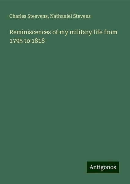 Reminiscences of my military life from 1795 to 1818