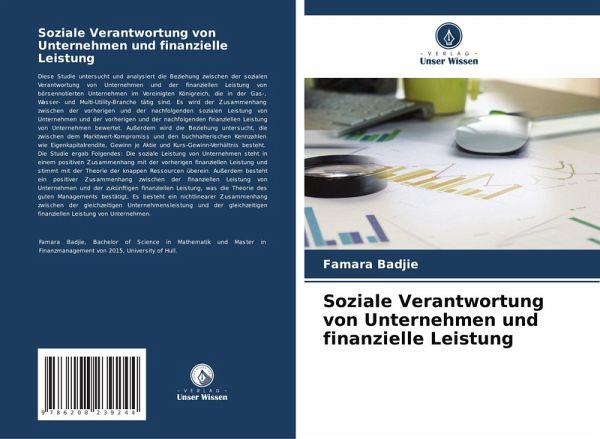 Soziale Verantwortung von Unternehmen und finanzielle Leistung