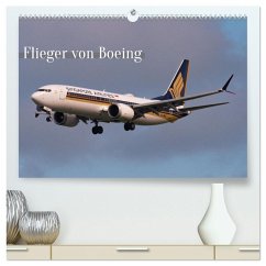 Flieger von Boeing (hochwertiger Premium Wandkalender 2025 DIN A2 quer), Kunstdruck in Hochglanz