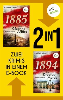 Cover »1885 - Die Cézanne-Affäre« und »1894 - Die Dreyfus-Morde« (eBook, ePUB)