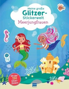 Cover Meine große Glitzer-Stickerwelt - Meerjungfrauen