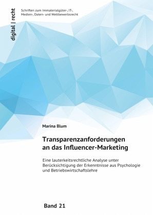 Transparenzanforderungen an das Influencer-Marketing
