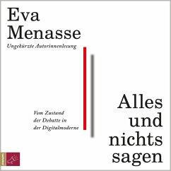 Alles und nichts sagen (MP3-Download) - Menasse, Eva