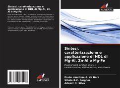 Cover Sintesi, caratterizzazione e applicazione di HDL di Mg-Al, Zn-Al e Mg-Fe