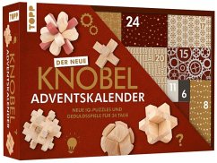 Cover Knobelspiel-Adventskalender - Neue IQ-Puzzles und Geduldsspiele für 24 Tage