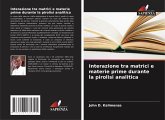 Interazione tra matrici e materie prime durante la pirolisi analitica Interazione tra matrici e materie prime durante la pirolisi analitica