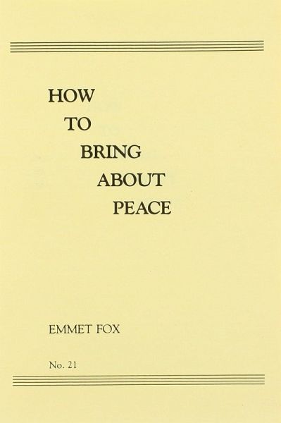 How to Bring about Peace (#21)