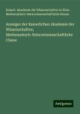 Anzeiger der Kaiserlichen Akademie der Wissenschaften, Mathematisch-Naturwissenschaftliche Classe