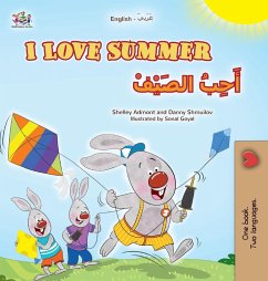 Cover I Love Summer (English Arabic Bilingual Children's Book)