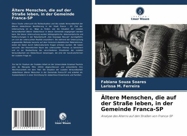 Ältere Menschen, die auf der Straße leben, in der Gemeinde Franca-SP