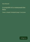 La propriété et la communauté des Biens