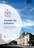Taxation for Solicitors Taxation for Solicitors