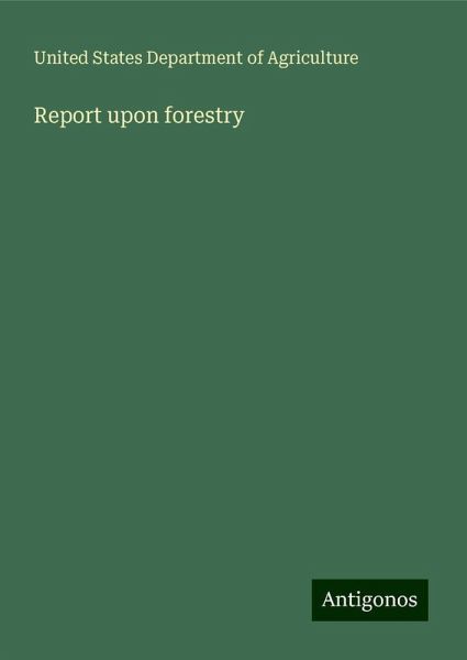 Report upon forestry
