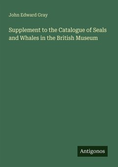 Cover Supplement to the Catalogue of Seals and Whales in the British Museum