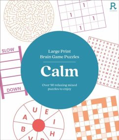 Cover Large Print Brain Game Puzzles - Calm (Puzzle Book for Adults)