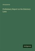 Preliminary Report on the Statutory Laws