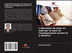Cover L'éducation de base en Inde par le biais de l'enseignement ouvert et à distance