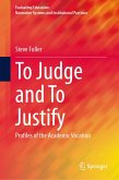 To Judge and To Justify (eBook, PDF)