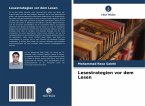 Lesestrategien vor dem Lesen Lesestrategien vor dem Lesen