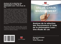 Cover Analyse de la sélection des fournisseurs à l'aide de la philosophie Lean : Une étude de cas