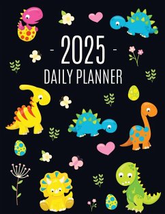 Cover Dinosaur Daily Planner 2025