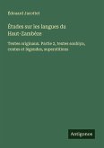 Études sur les langues du Haut-Zambèze