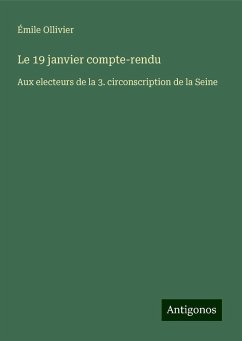 Le 19 janvier compte-rendu - Ollivier, Émile