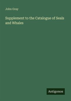 Cover Supplement to the Catalogue of Seals and Whales