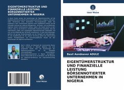 Cover EIGENTÜMERSTRUKTUR UND FINANZIELLE LEISTUNG BÖRSENNOTIERTER UNTERNEHMEN IN NIGERIA