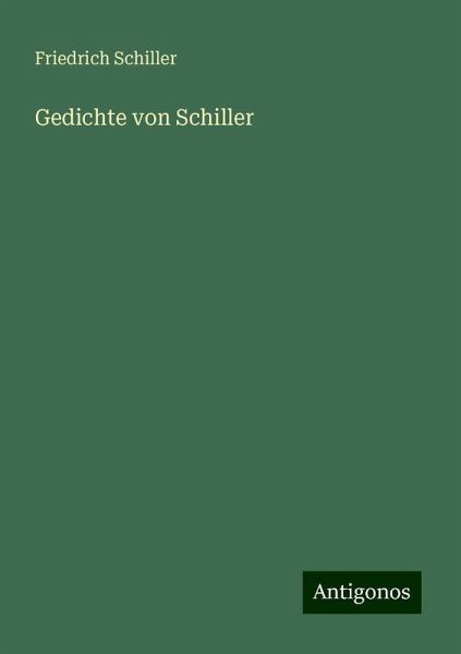 Gedichte von Schiller