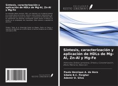 Síntesis, caracterización y aplicación de HDLs de Mg-Al, Zn-Al y Mg-Fe - A. Da Hora, Paulo Henrique; Pergher, Sibele B. C.; Silva, Ademir O.