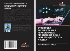 Cover STRUTTURA PROPRIETARIA E PERFORMANCE FINANZIARIA DELLE IMPRESE QUOTATE IN NIGERIA