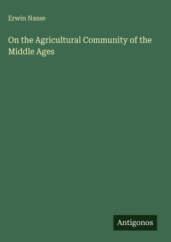 Cover On the Agricultural Community of the Middle Ages
