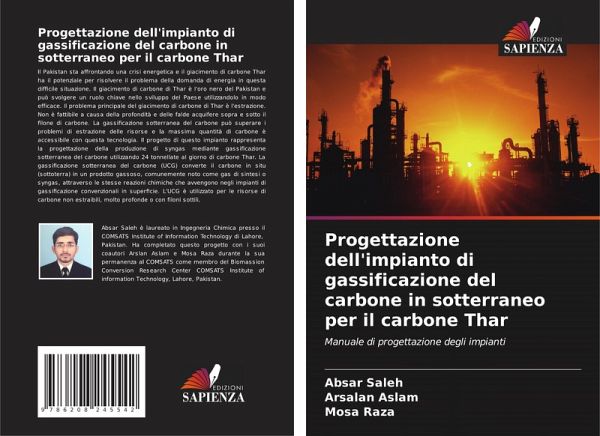 Progettazione dell'impianto di gassificazione del carbone in sotterraneo per il carbone Thar