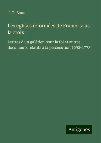 Les églises reformées de France sous la croix