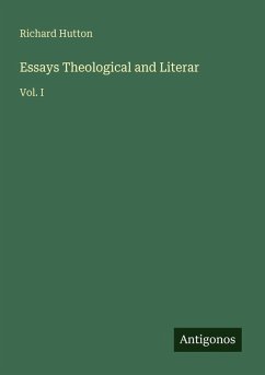 Cover Essays Theological and Literar