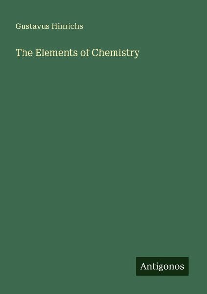 The Elements of Chemistry The Elements of Chemistry