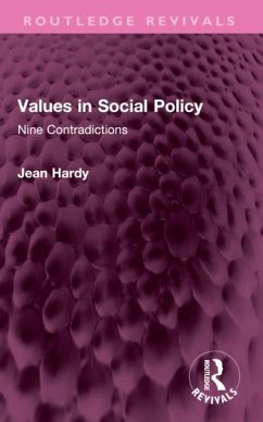 Values in Social Policy - Hardy, Jean Values in Social Policy - Hardy, Jean